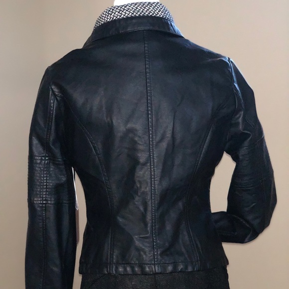 Black Pleather Jacket - Picture 3 of 5